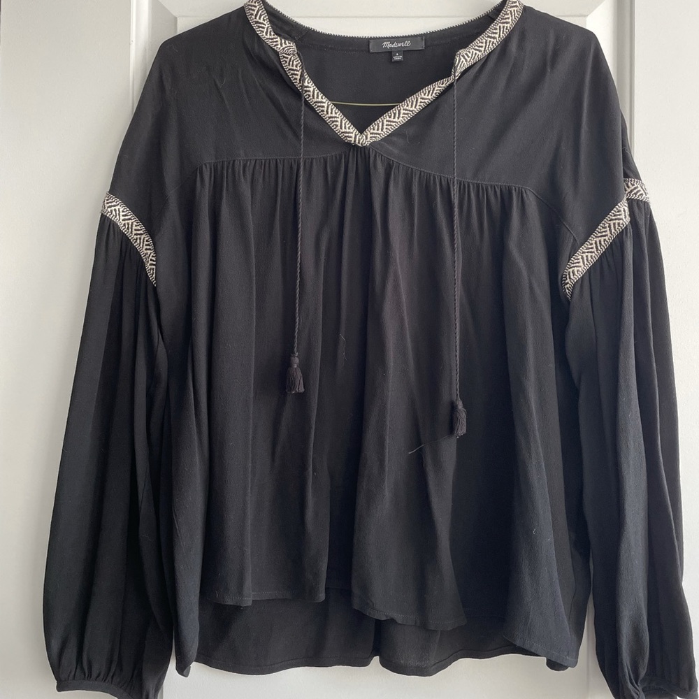 Madewell linen long sleeve shirt